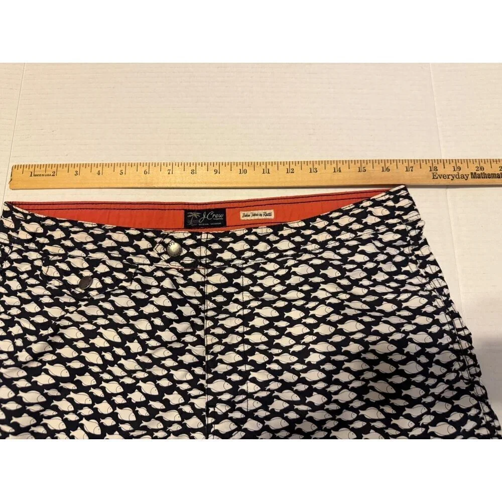 J. Crew's Easterly Fish Board Swim Shorts for men Size 30